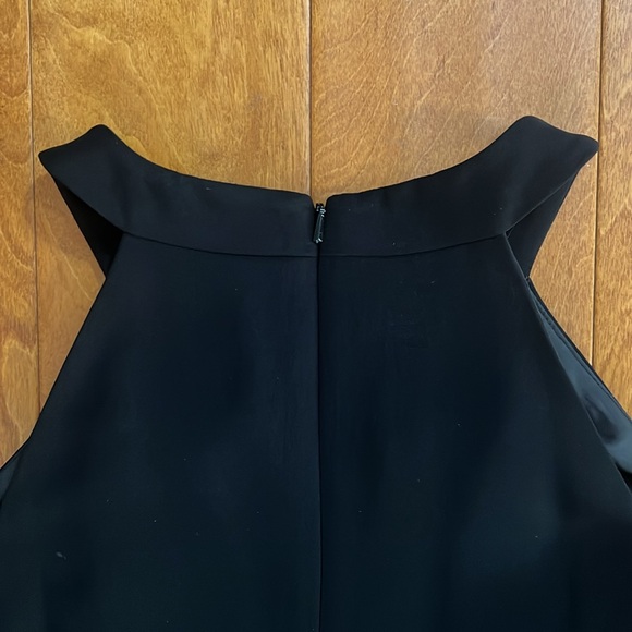 Evan Picone Black Halter Sheath Knee Length Dress Size 4 Cocktail Formal Party - Picture 11 of 14